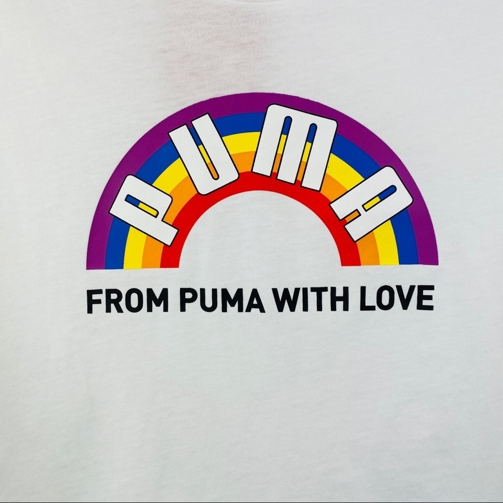 Puma | Women's Cropped Puma Tee - Picture 3 of 4